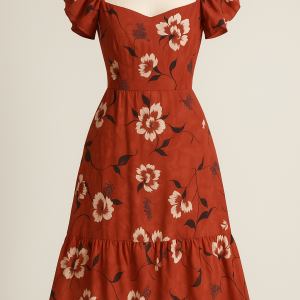Robe longue mousseline