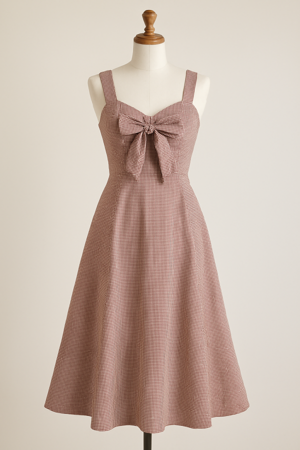 Robe à carreaux