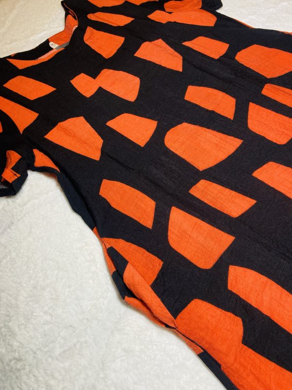 Robe orange avec poches – Image 4