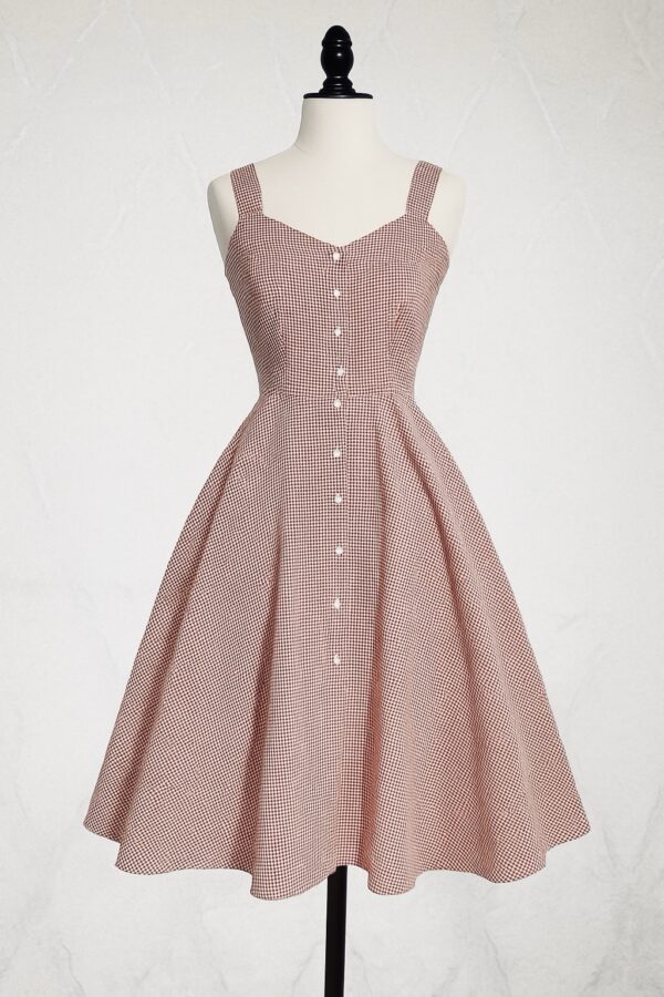 Robe à carreaux