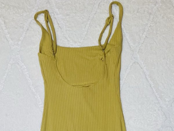 Robe moulante moutarde – Image 4