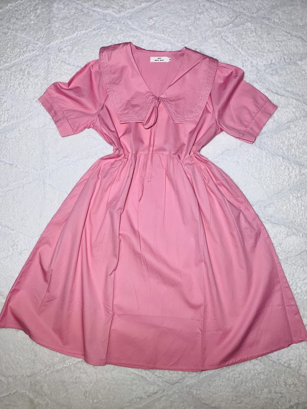 Robette rose à col marin – Image 3