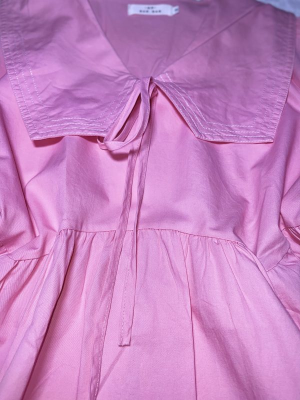 Robette rose à col marin – Image 2