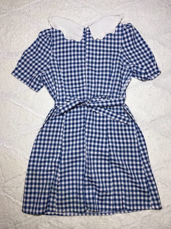Robe à carreaux bleue – Image 3