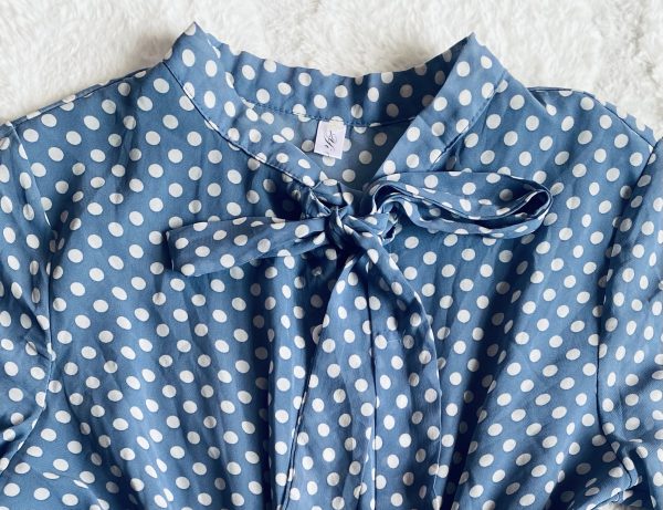 Robe bleue à pois – Image 4