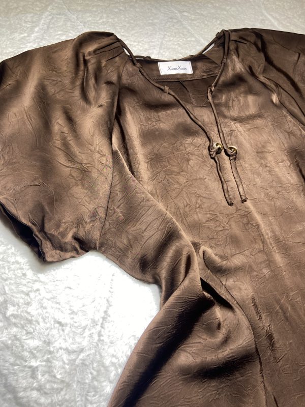 Robe longue au chocolat – Image 3