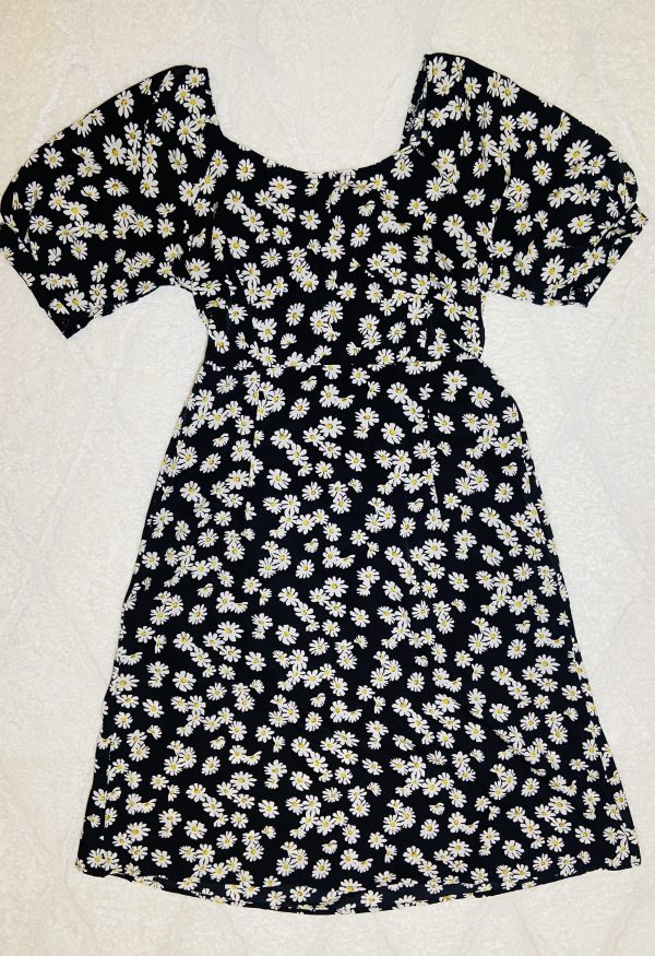 Robette fleurie noire – Image 2