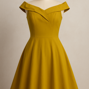 Petite robe jaune soleil