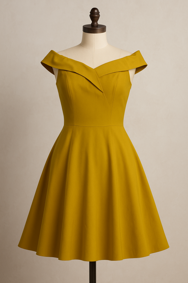 Petite robe jaune soleil