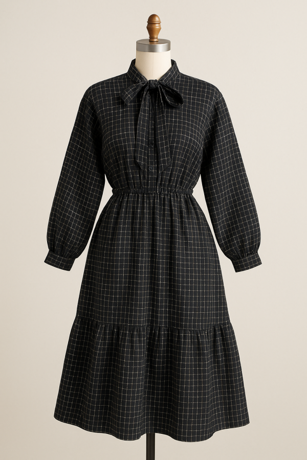 Petite robe noire et blanche