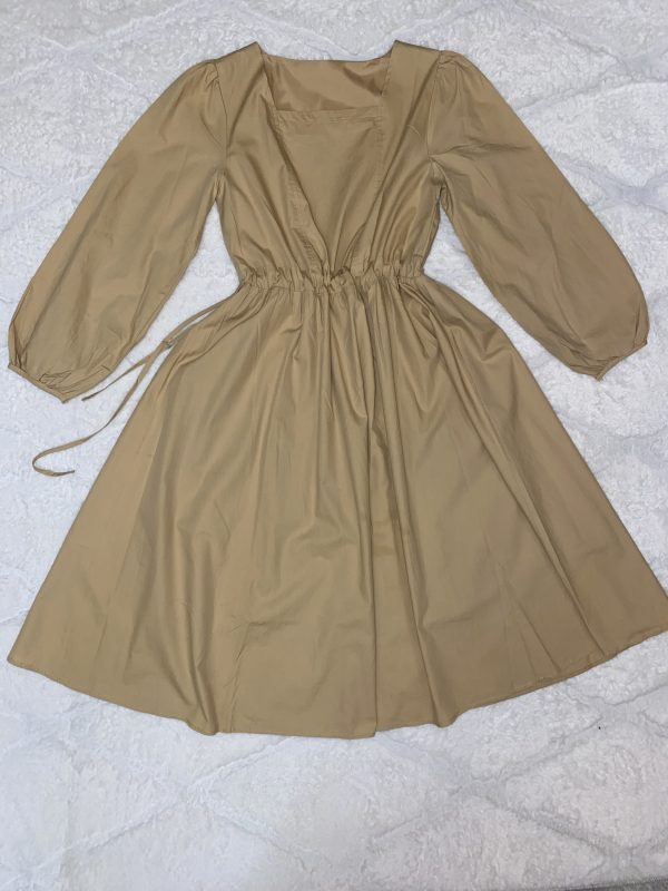 Jolie robe midi à corde – Image 3