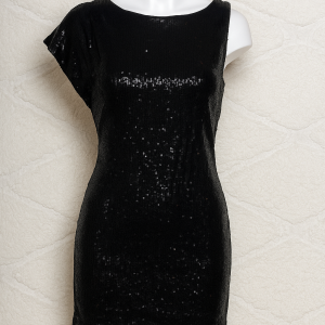 Robe de sortie strass noire