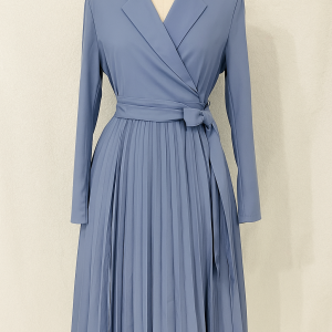 Robe portefeuille bleue