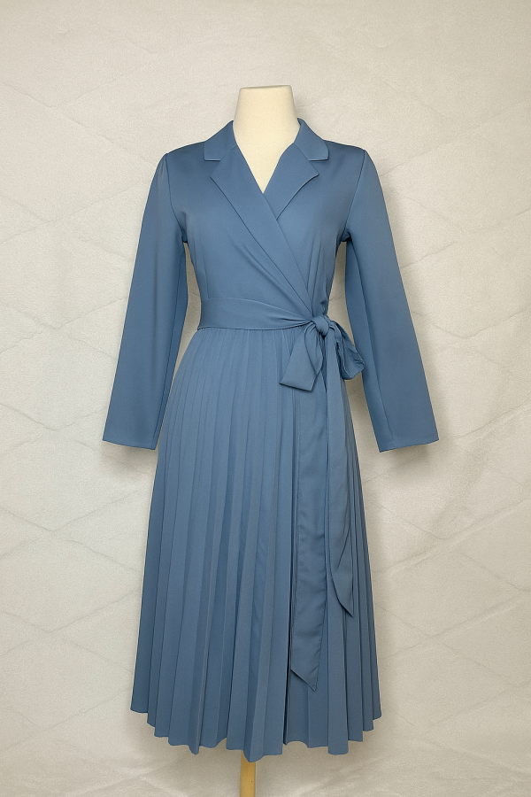 Robe portefeuille bleue – Image 2
