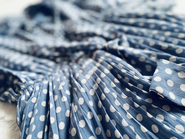 Robe bleue à pois – Image 5