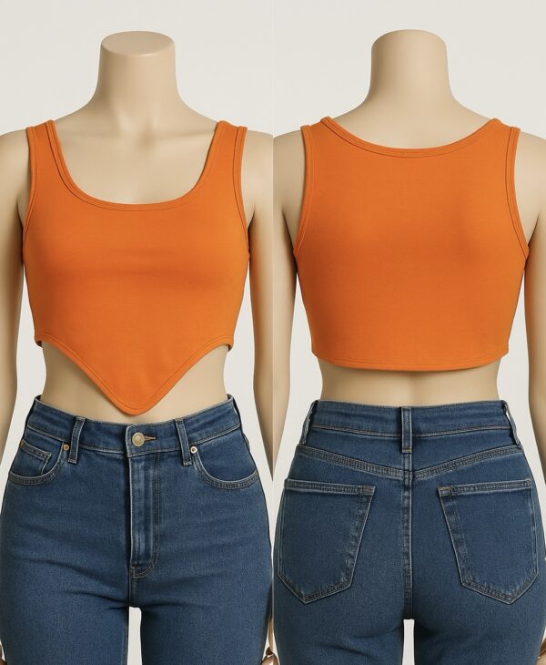 Crop top orange – Image 2