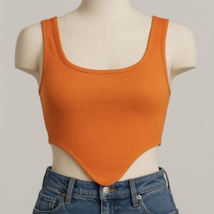 Crop top orange