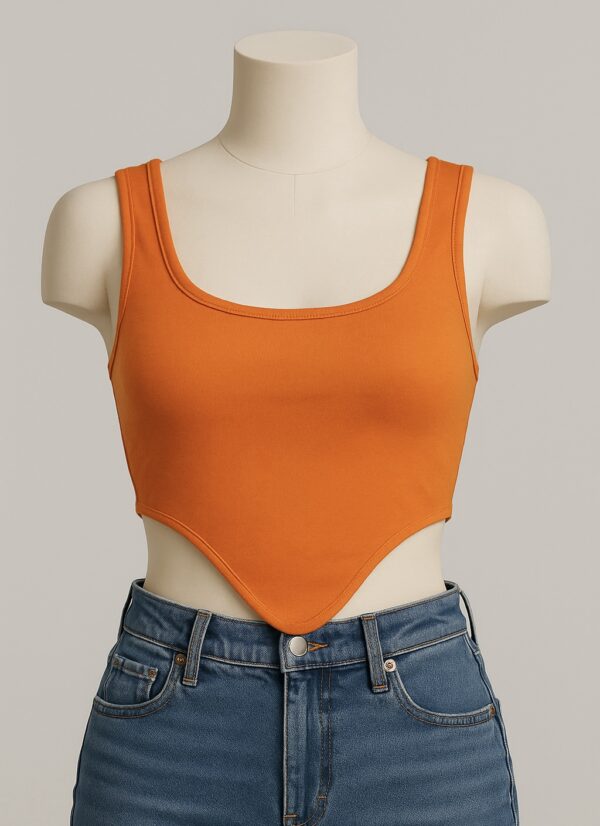 Crop top orange