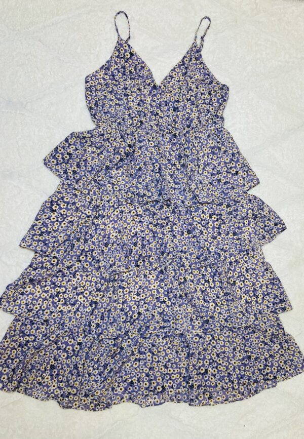 Robe violette à volants – Image 2