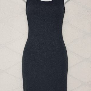 Robe grise longue
