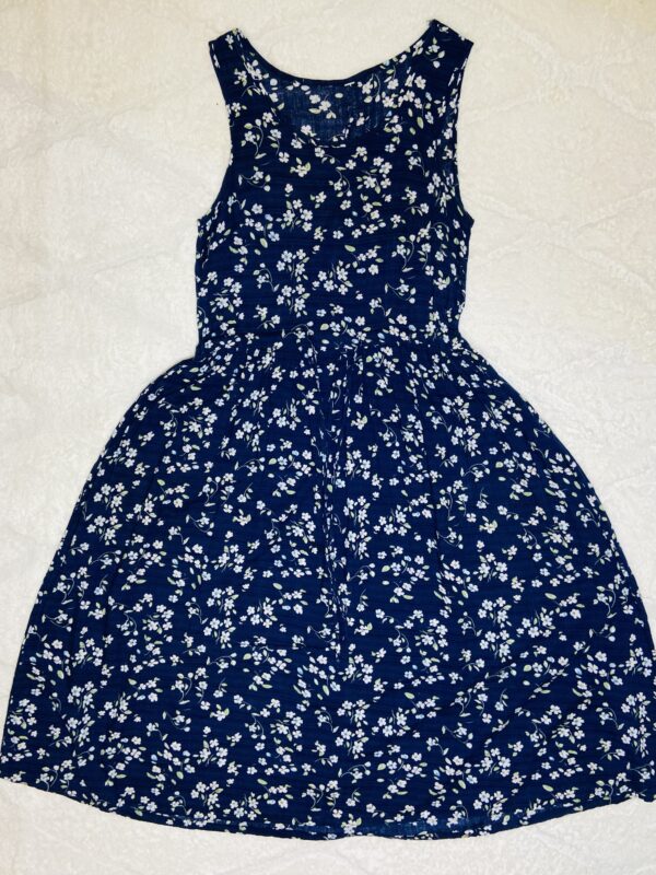 Robe fleurie bleue – Image 2