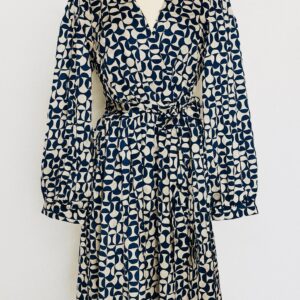 Robe deux tons à motifs
