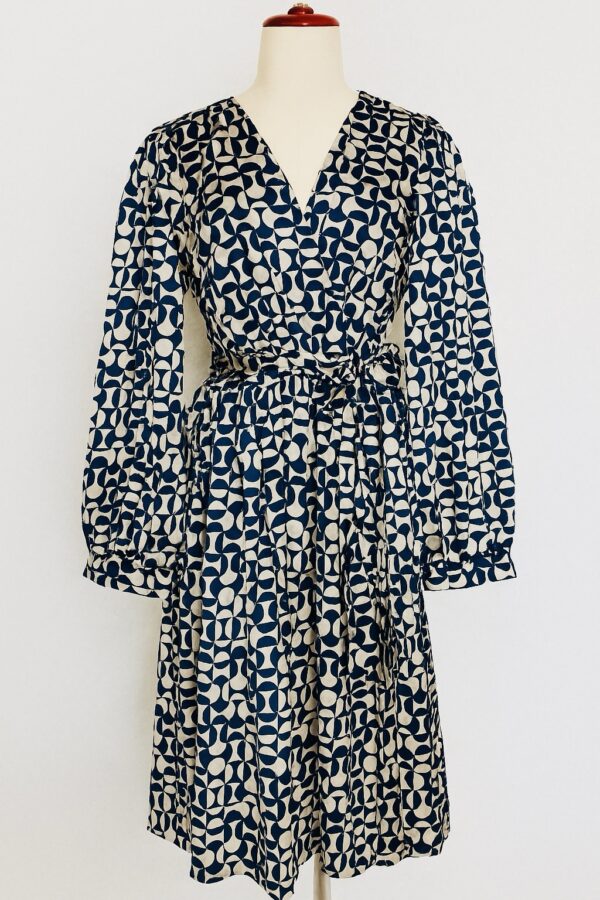 Robe deux tons à motifs
