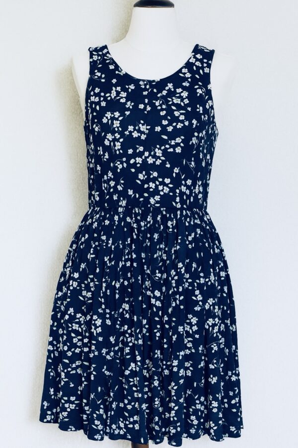 Robe fleurie bleue