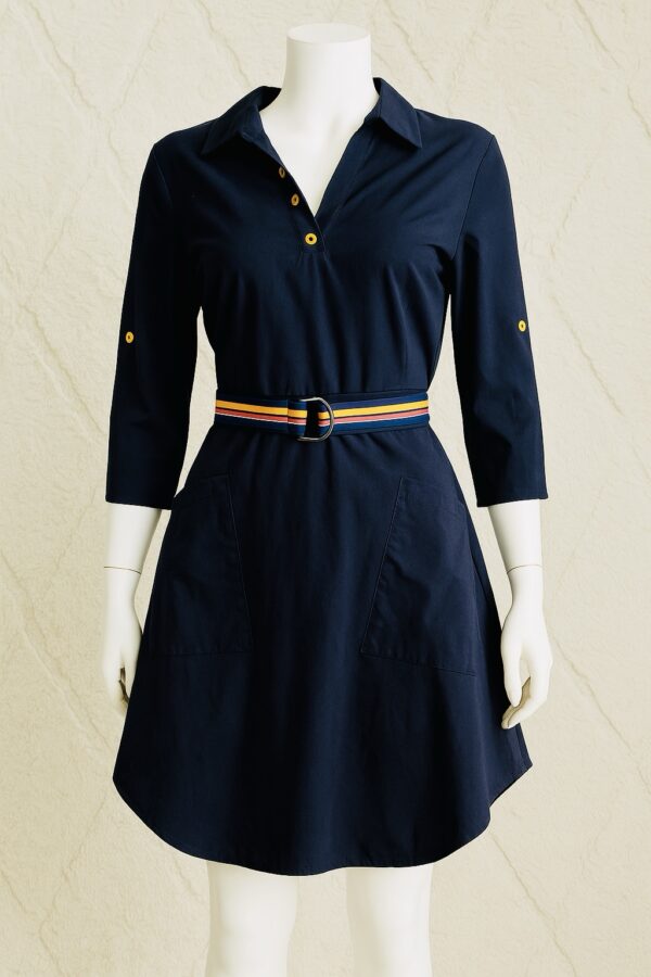 Robe bleue marine
