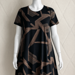 Robe ample à motifs