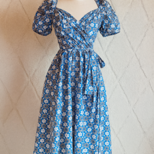 Robe portefeuille bleue