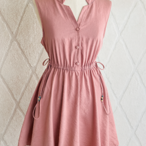 Robette rose à élastique