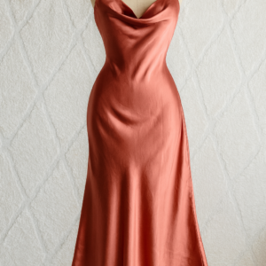 Robe de soirée satin