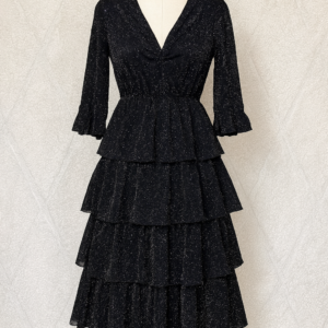 Robe noire à paillettes