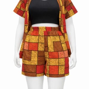 Ensemble jacket short Afritude